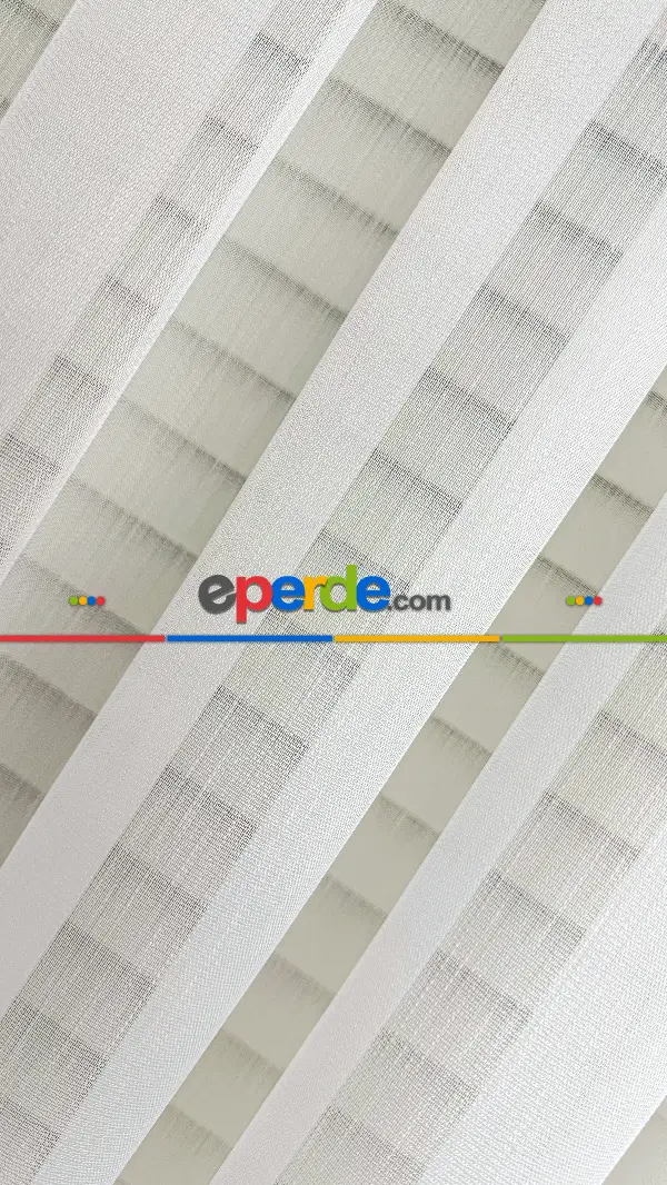 Oturma Odası - Bambu Tül İpek Yumuşaklığında Kırık Beyaz Armür Dokuma - Ütü İstemez