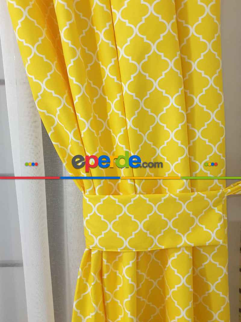 Ottoman Desenli Fon Perde Evm1929 Kumaşı Kalındır Duck Bezi Değildir