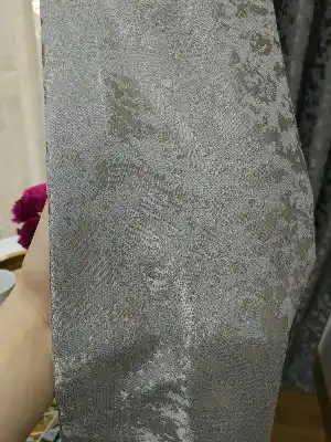 Açık Gri Duz Jakar Fon Perde (180)- Gri Açık
