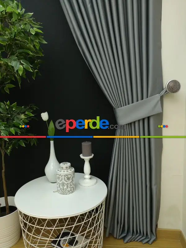 Koyu Gri Blackout %90 Karartma 1 Kallite Elit Ürün