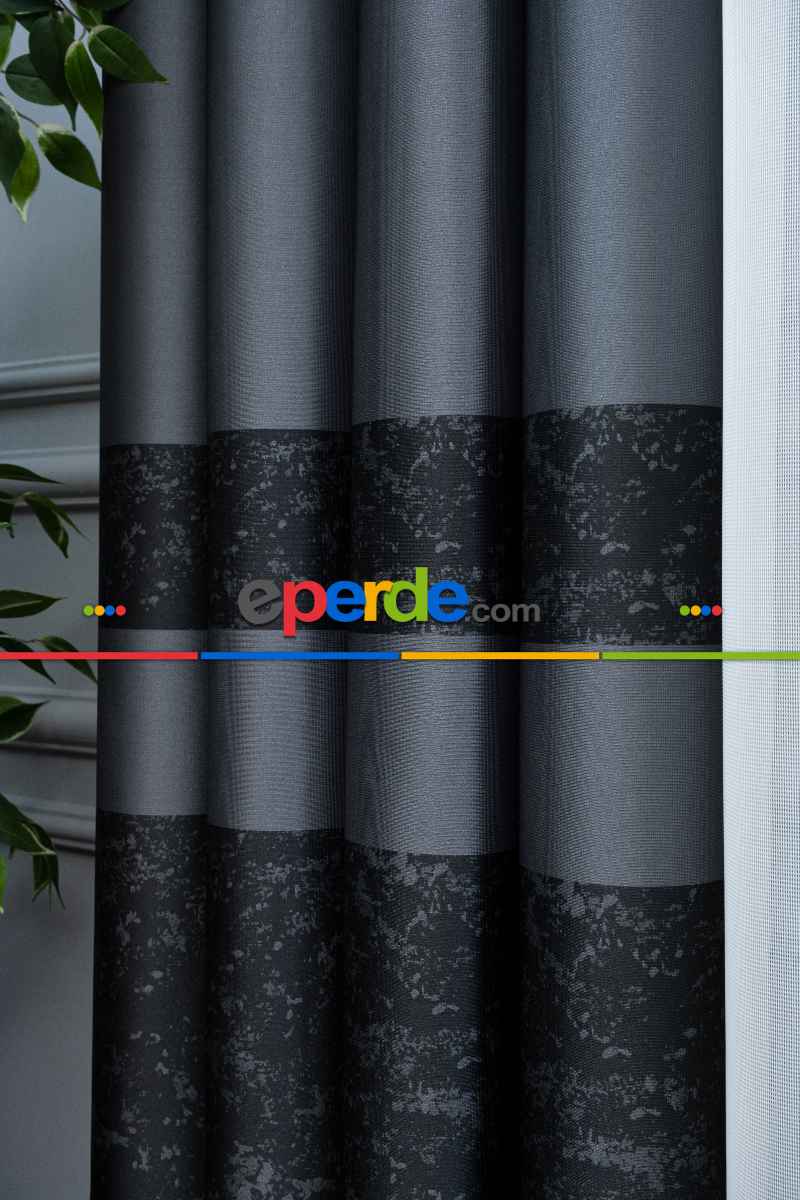 Lens Akıllı Dikey Tül Perde-14- Çok Renkli 2