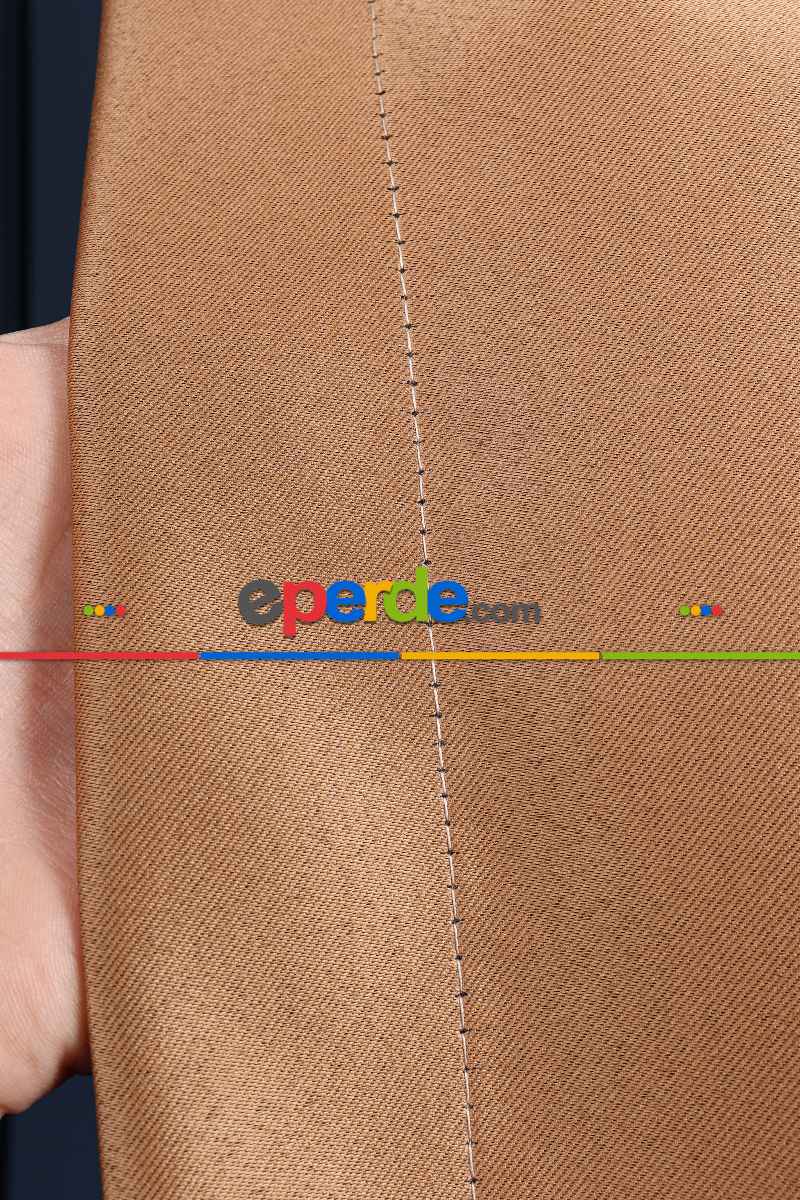 Caramel Işık Geçirmez Blackaut Fon Perde