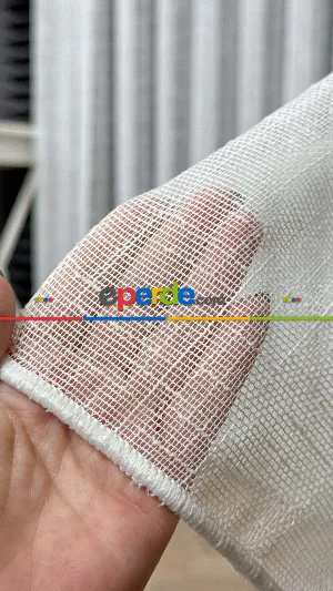 Natural Keten Tül Birinci Kalite İplikten Özel Üretilmiştir - Kurşunlu Tül