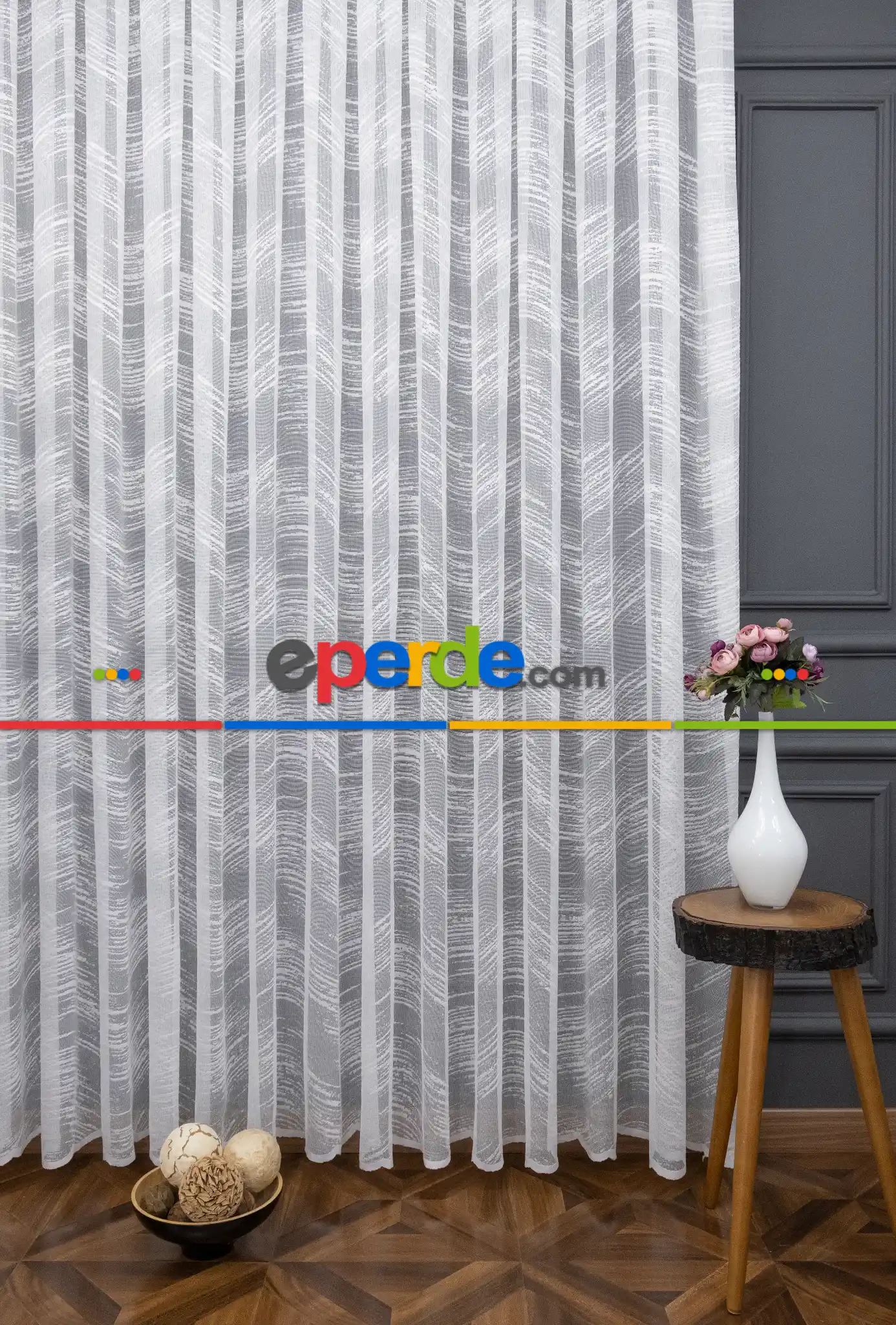 Fransız Dantel Tül Perde - Yüksek Kalite