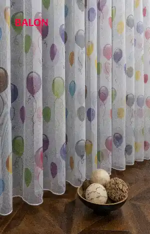 Bebek Odası - 6 Değişik Desen Çocuk Ve Genç Modern Tül Perde - Elit Ürün