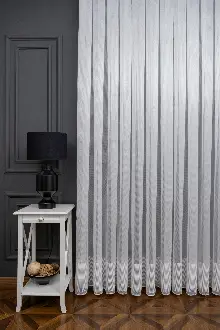 2025 Etek Örme Bantlı Sugar Tül Perde 2165