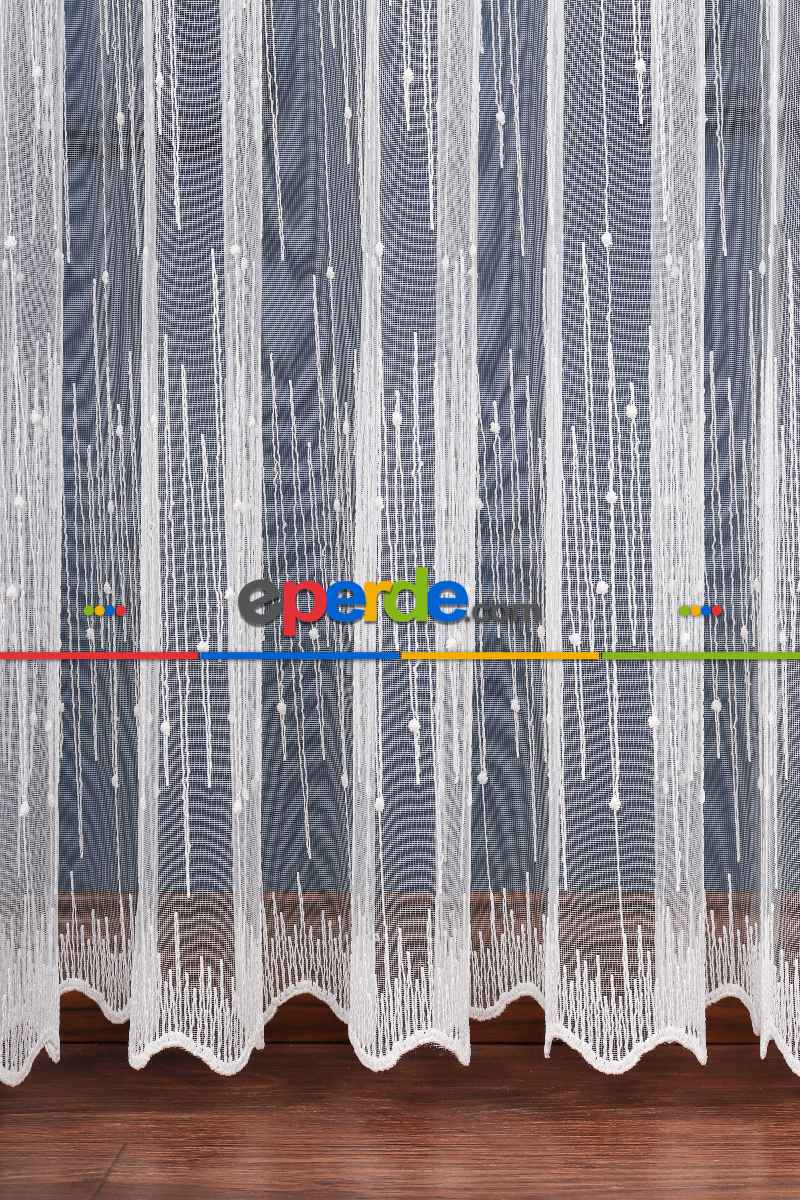 Salon Tül Modelleri - Elit Brode İşlemeli Tül Perde Özel Seri 101