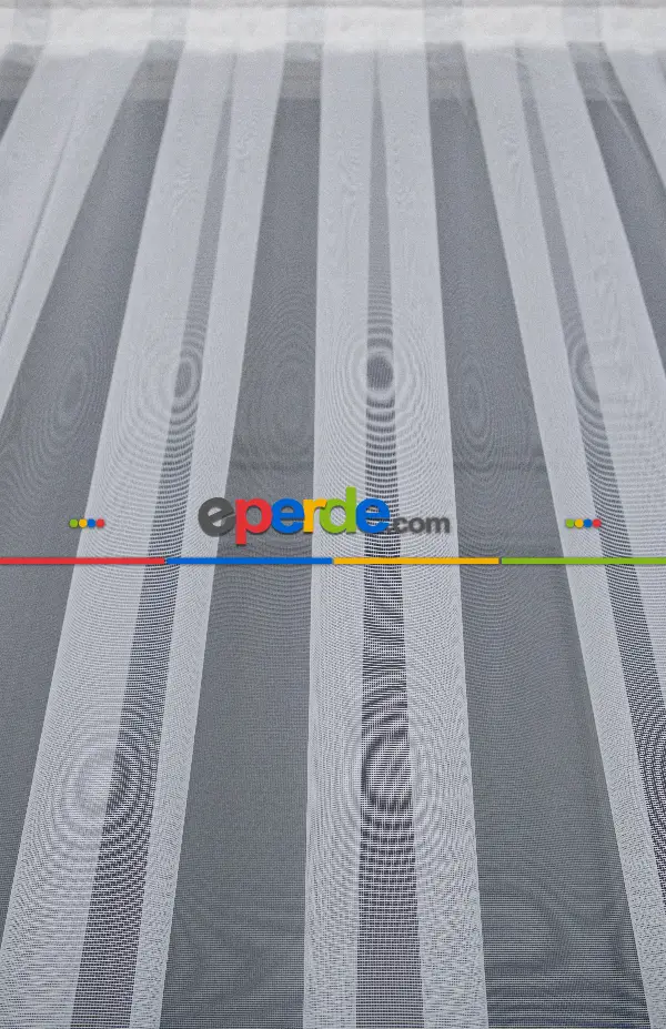 Yatak Odası - Brillant Fırça Desen Tül Genç Spor Tasarım Modern Tul