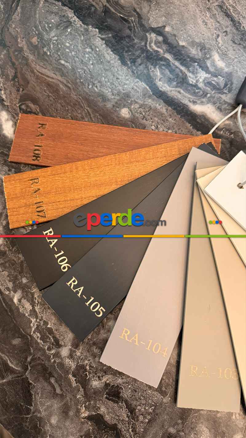 Mutfak - Ahşap Jaluzi Perde - 9 Renk Seçeneği - Açıklamada Video Bulunmaktadır.