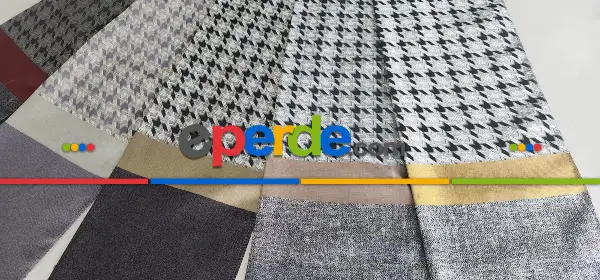 Yatak Odası - Siyah Gri Kaz Ayağı Desenli Fon Perde, Adet Fiyatıdır, İstediğiniz Boy Ölçüsünde Dikilir, 70 ila 100cm, Sık Pile Eninde Seçenekli 70cm X 290cm 