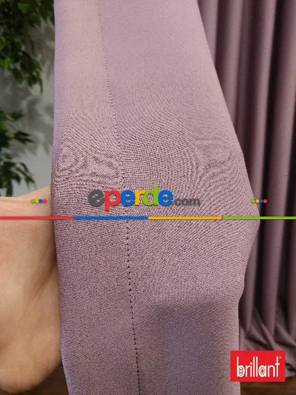 Yatak Odası - Karartma Blackout Açık Mürdüm Gül Kurusu Renk Fon Perde- Mürdüm Açık-gül Kurusu