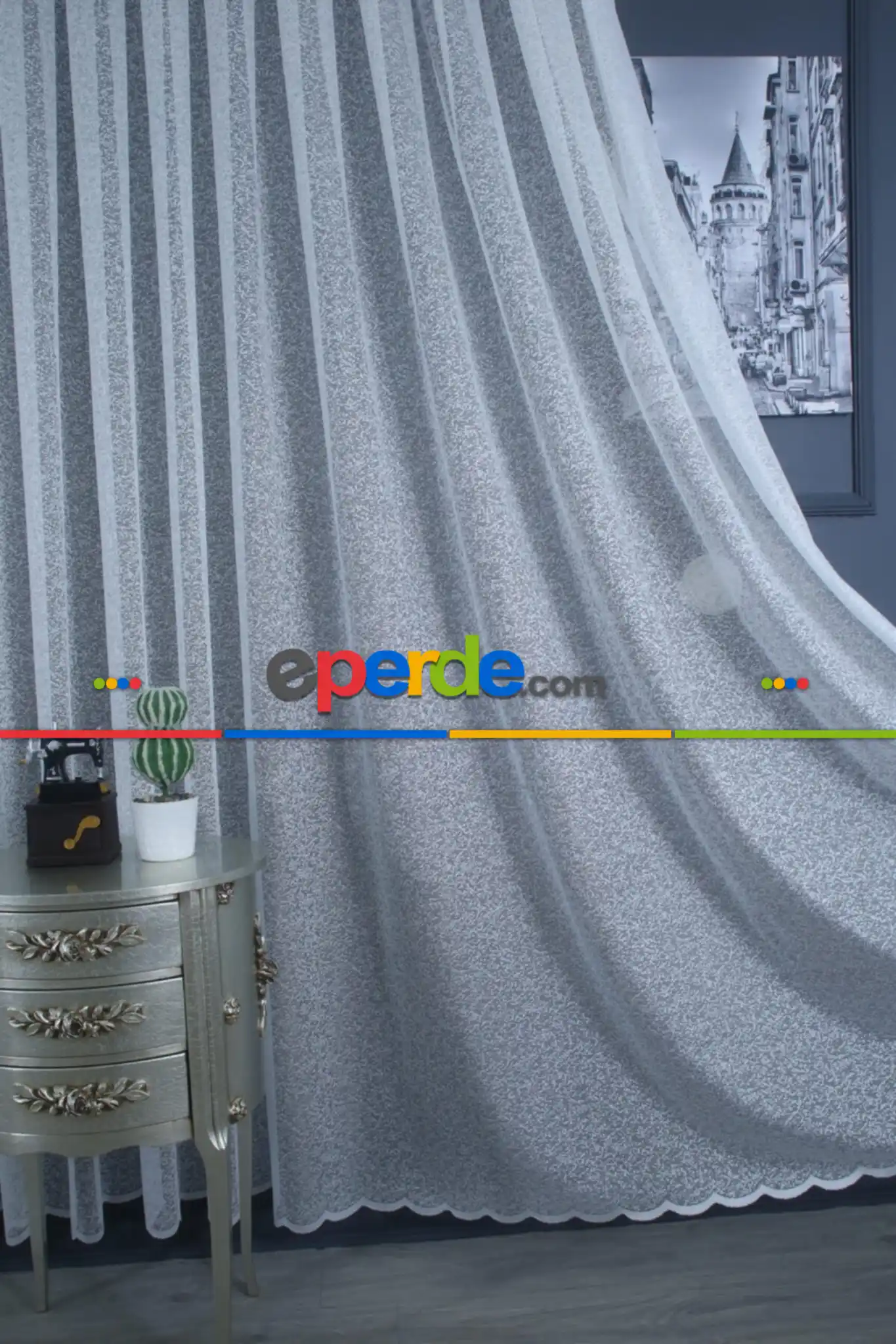 Örme Jakarlı Tül, Extra Yumuşak, Ütü İstemez