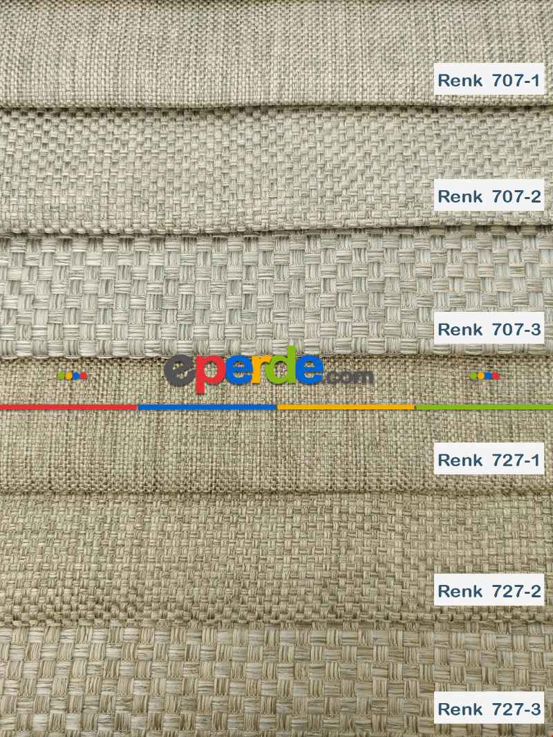 Salon Perdesi - Keten Hasır Düz Fon Perde Dökümlü Birinci Kalite 300cm Geniş En Daha Hesaplı- Krem