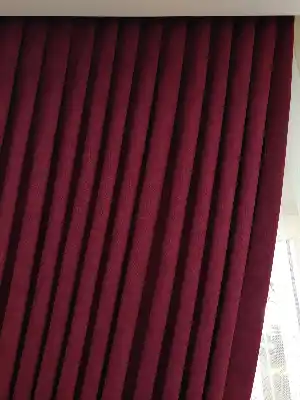 Bordo Düz Sade Fon Perde ( En 150cm Dökümlü Fon )- Bordo