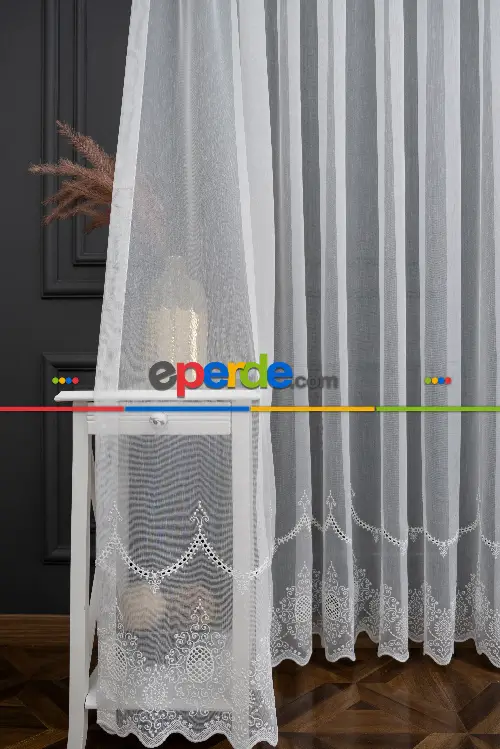 Etek Çelenk Bohre Ütü İstemez Kırışmaz Model Tasarım Tül