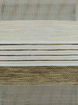 Krem - Kahve Zebra Perde Zarif Bambu- Krem-ekru-kahve