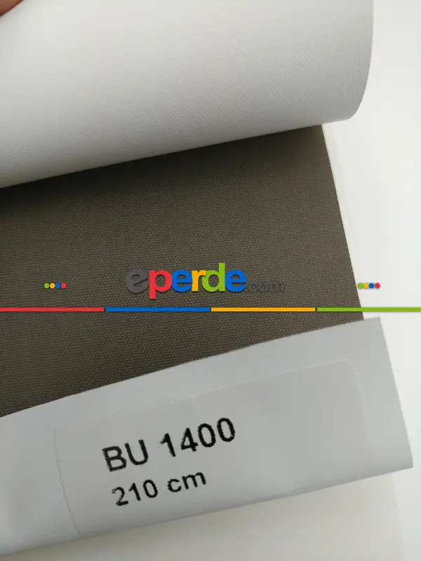 Salon Stor Perde - Karartma Blackout Stor Perde - Işık Geçirmeyen Stor - Beyaz Gri Siyah Krem Bej Kahve- Siyah