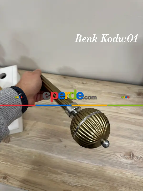 Metal Rustik Perdelik - 9 Renk Seçeneği