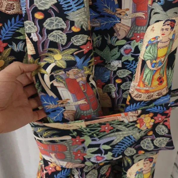 Popart Desenli Fon Perde Evmpopart4 Kumaşı Kalındır Duck Bezi Değildir- Çok Renkli 2