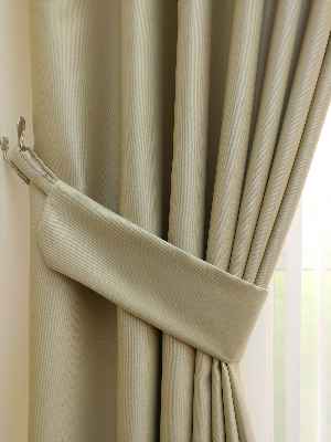 Krem Blackout Düz Fon Perde- Krem