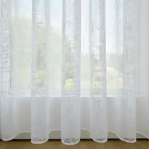 Salon - Natural Keten Tül Birinci Kalite İplikten Özel Üretilmiştir Ütü İstemez