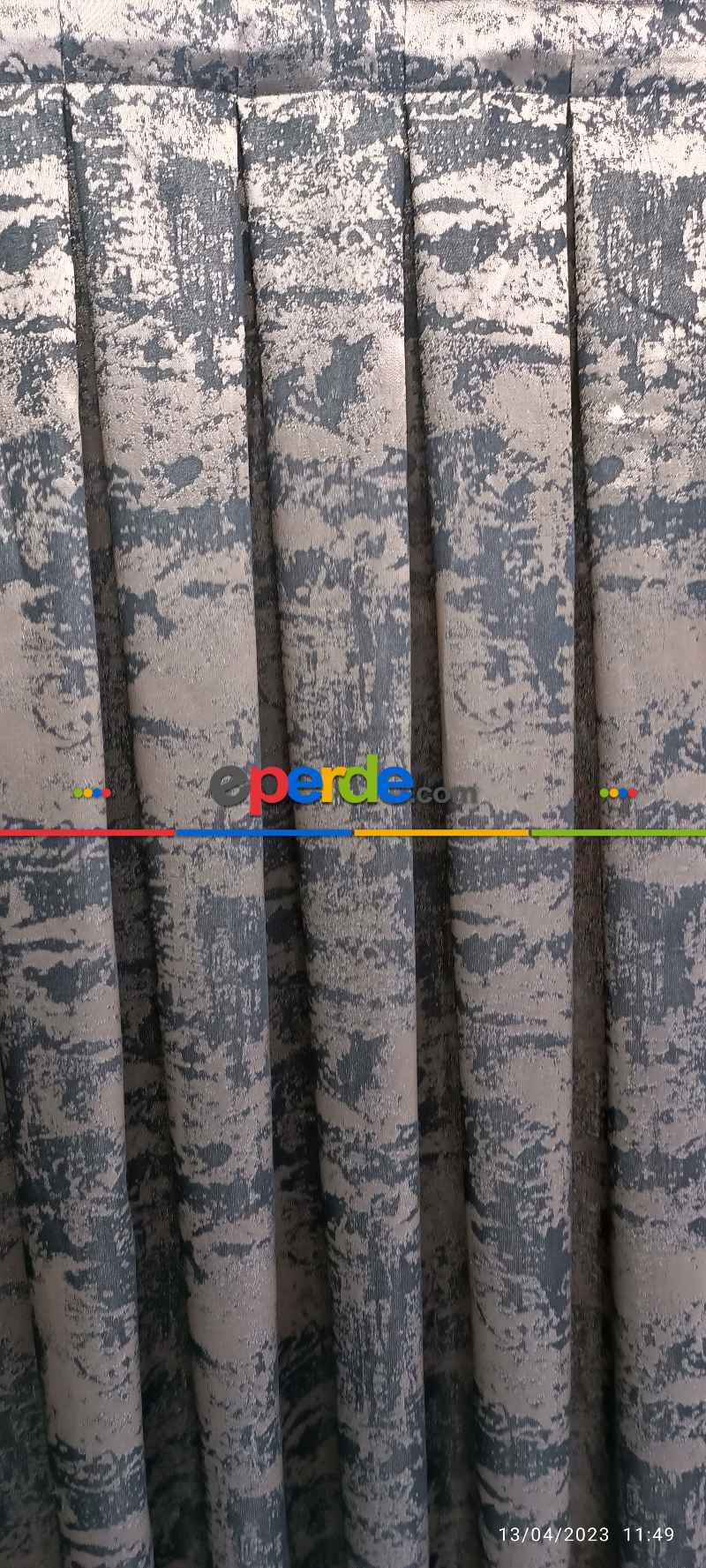 Salon Fon Perde - 2025 Elit Modern Damask Desenli Fosforlu İplik Dokuma Fon Perde - 3 Bakır-siyah