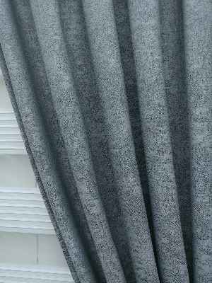 Gri - Düz Jakar Fon Perde- Gri-füme-antrasit-gri Açık