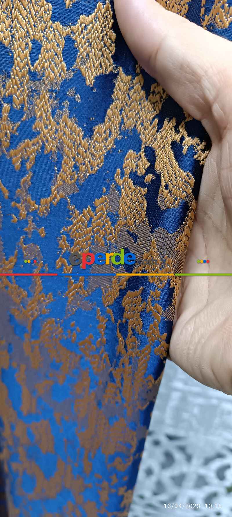 Oturma Odası -  2025 Elit Modern Desenli Fosforlu İplik Dokuma Fon Perde - 2