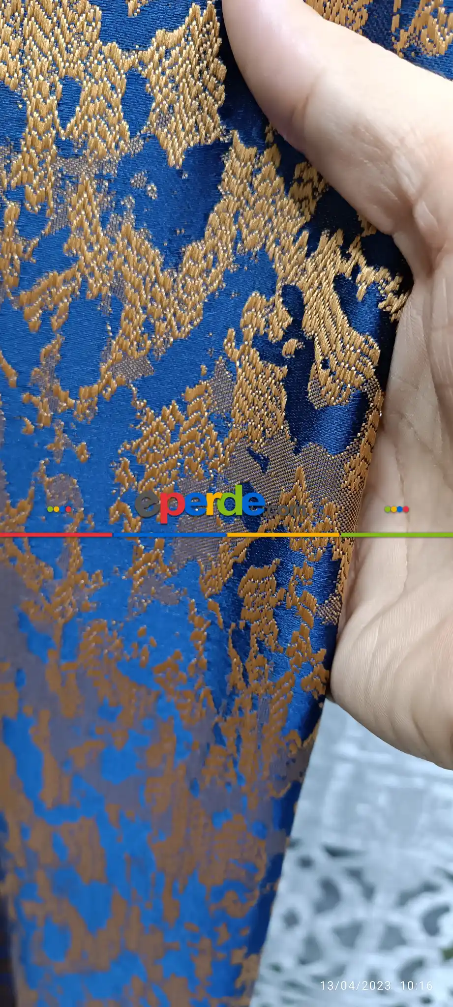 Yatak Odası - 2023 Elit Modern Desenli Fosforlu İplik Dokuma Fon Perde - 2