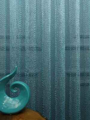 Degrade Geçişli File Tül 1.kalite Son Trend !!!- Ekru-Petrol Mavisi