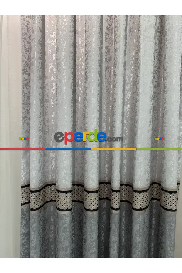 Yatak Odası - Brillant Perde Livabonarperde Yeni Tasarım Desen Renkl Fon Perde Yan Perde Kanat Perde