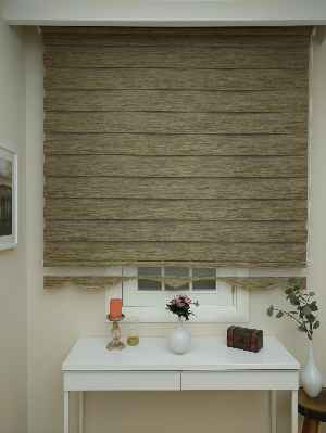 Zebra Perde - Bambu Düz Zebra Perde - Kahve Açık