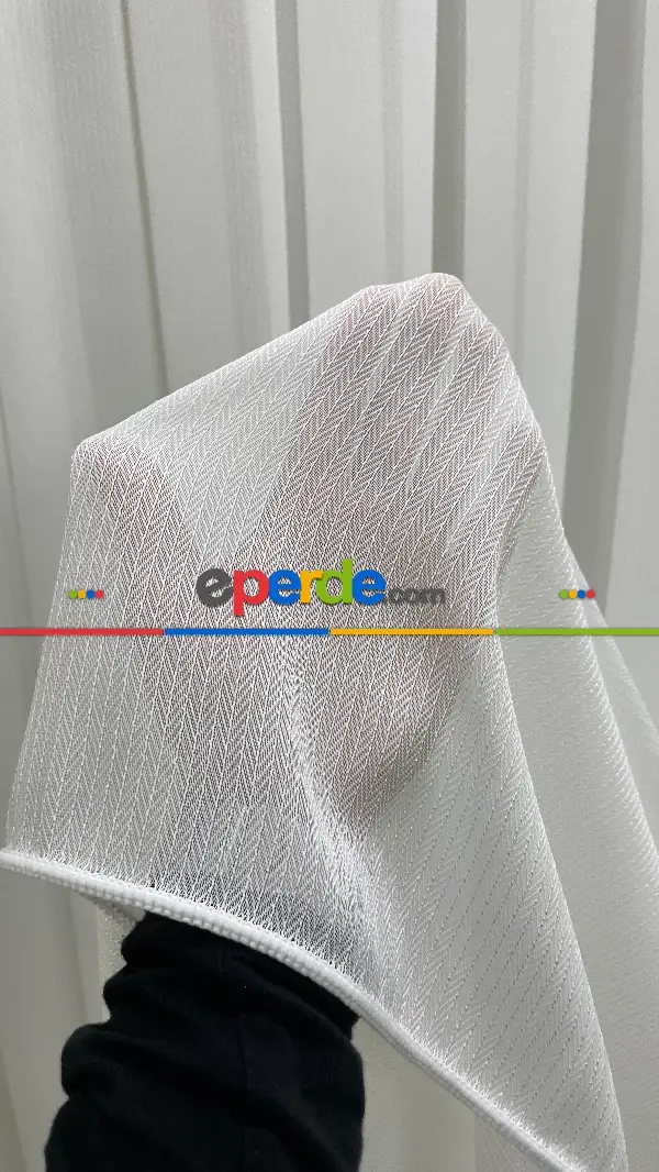 Atlantis Ağır Gramajlı 1/3 Sık Pileli Dökümlü Ütü İstemeyen Tül Perde (2026 Yeni Seri Ürünüdür)