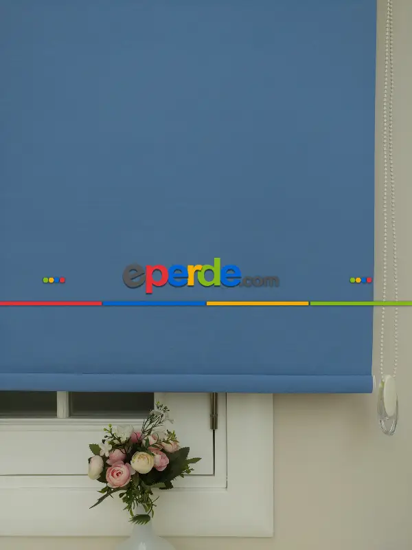 Mat Açık Mavi Stor- Mavi Açık