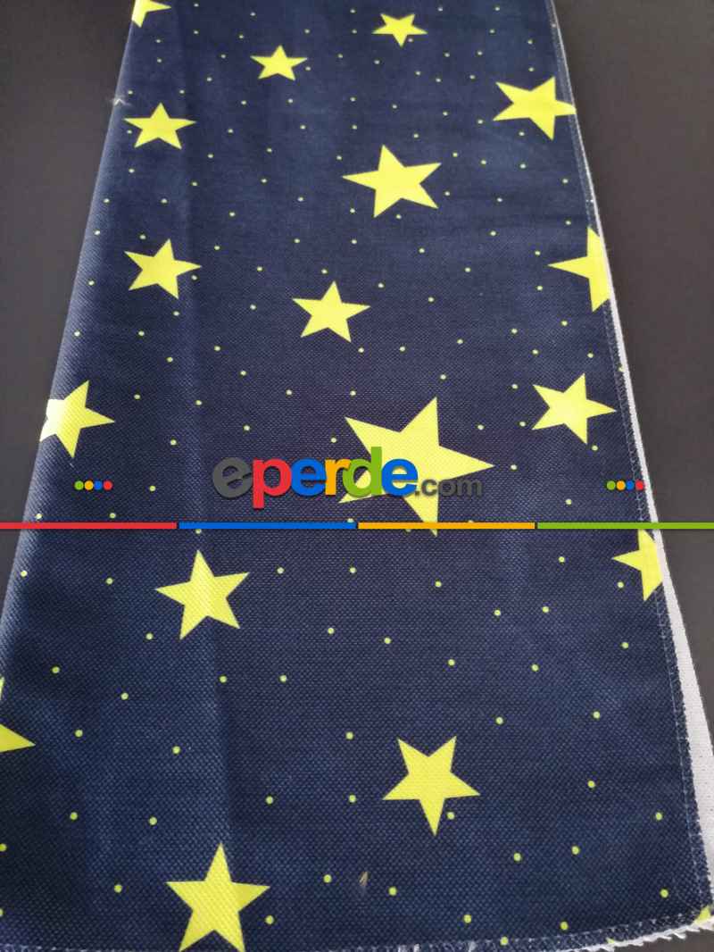 Milano Çocuk Odası Yıldız Pano Fon - Mavi 50cm X 1cm 