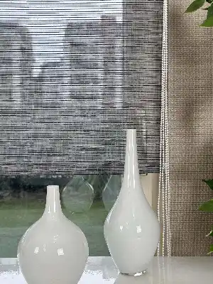 Çiftli Sistem Tül Stor Perde, Standart Metal Kasalı Yüksek Kalite Kornişe Kolay Montaj Seçenekli