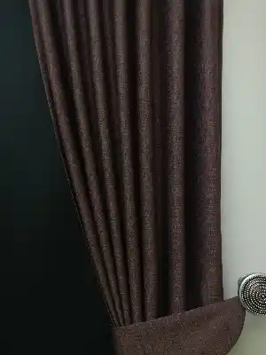 Koyu Mor Jakar Fon Perde