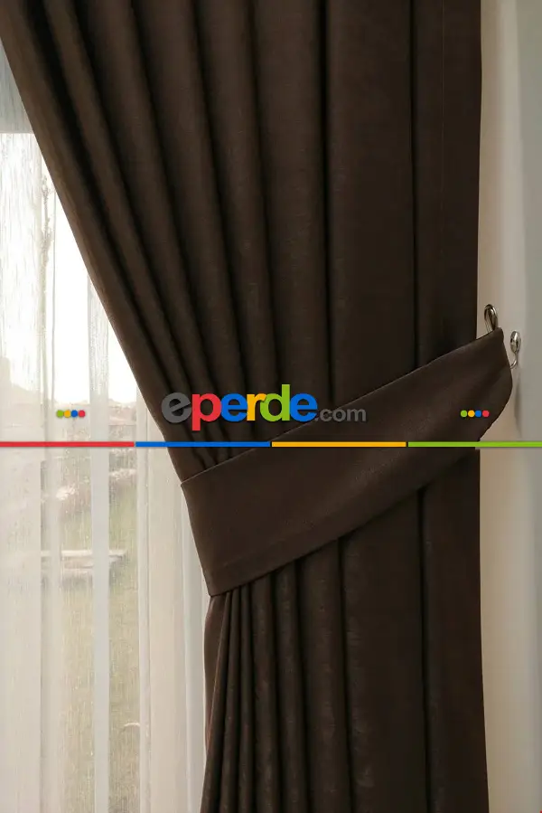 Soft Fon Perde Sütlü Kahve- Sütlü Kahve