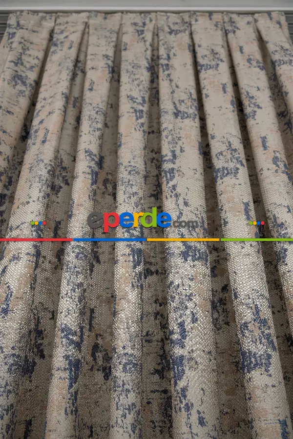 Patinedesenli Desenli Jakar Fon Perde En 150 Cm