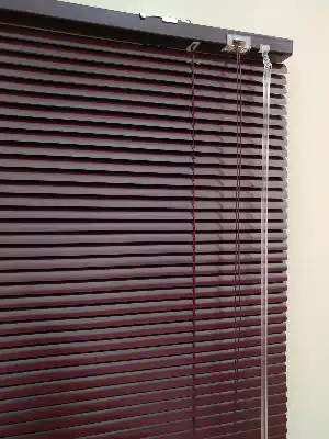 Bordo Alüminyum Jaluzi Perde - 16mm Kalınlığında- Bordo