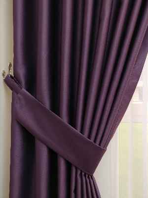 Mürdüm Blackout Düz Fon Perde- Mürdüm