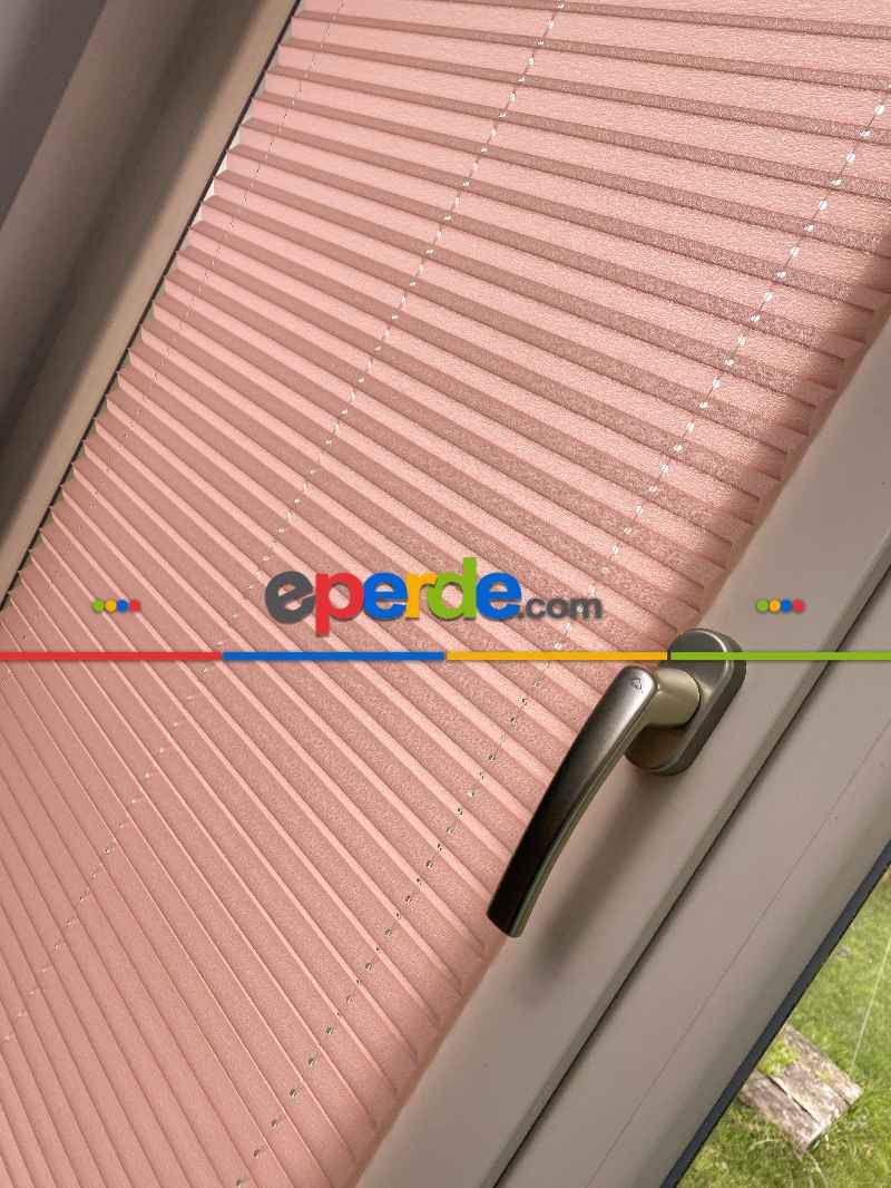 Plise Perde, Pembe Renk (perla 11)