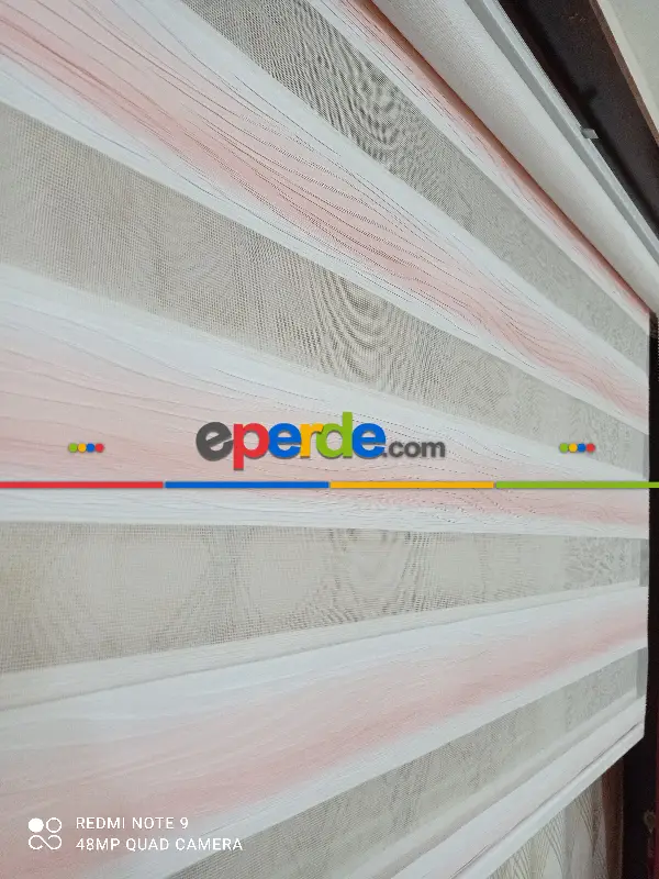 1, Kalite Renk Geçişli Pliseli Zebra Yeni Sezon Ürünü