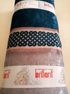 Brillant Pano Fon Perde Orjinal Brillant Gallery Liva Boner Serisi 1. Kalite- Petrol Mavisi