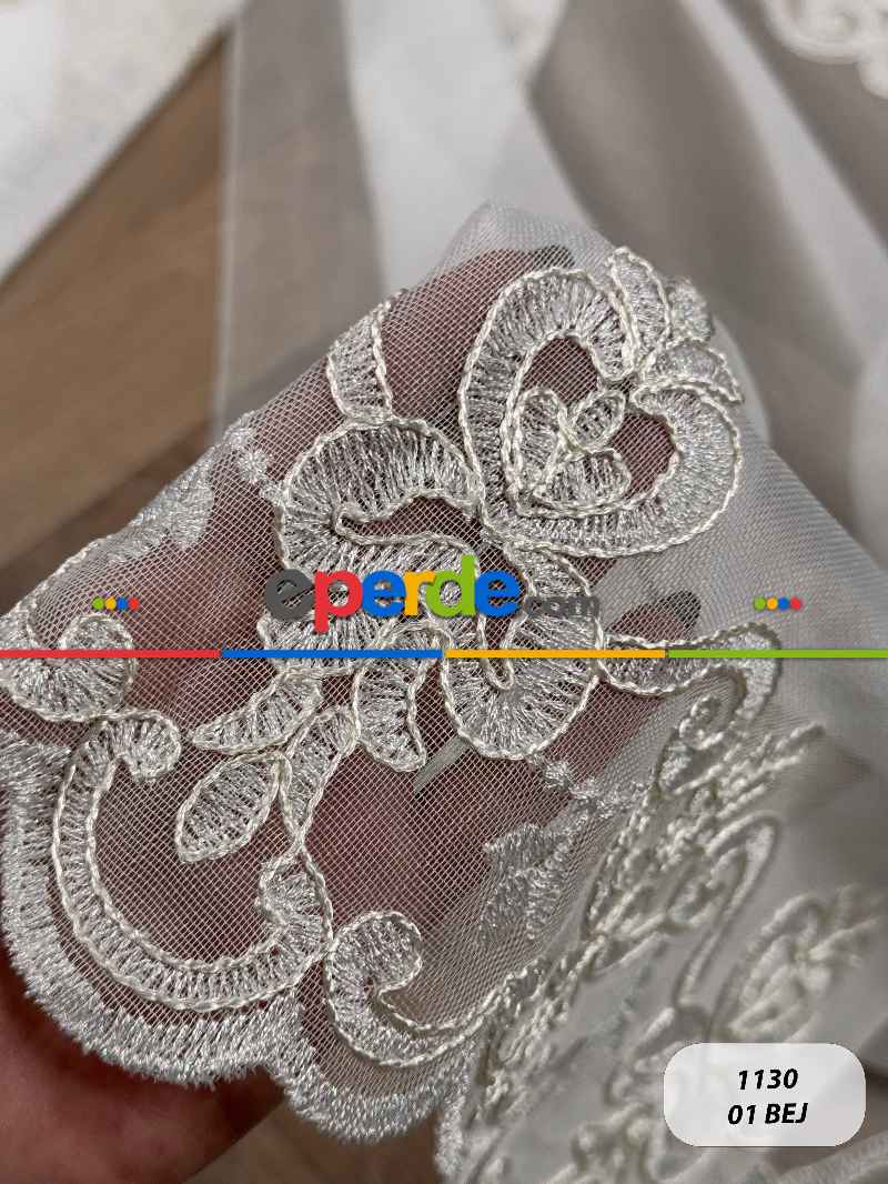 Keten Doğal Dokulu Düz Tül Perde, Ağır Gramajlı Özel Dokuma Premium Seri