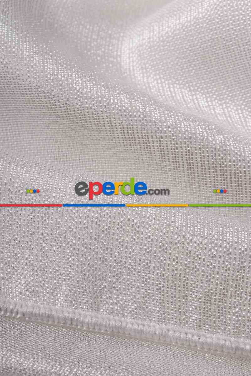 Yatak Odası - İnci Çizgili Armür Tül Perde Akdz 1038