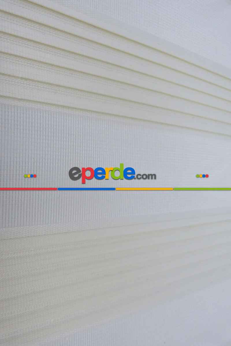 Mutfak - Dar Plise Zebra Zebra- Krem