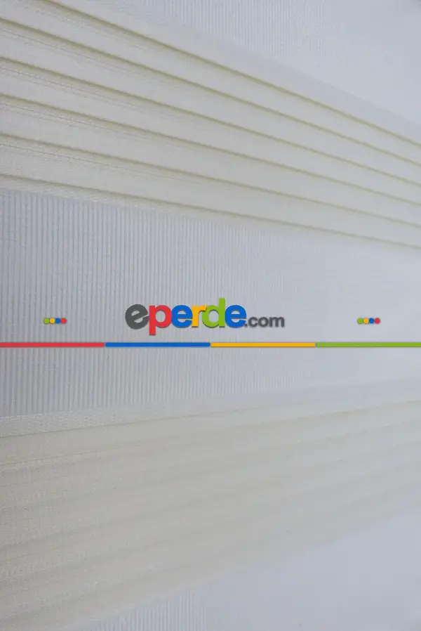 Yatak Odası - Dar Plise Zebra Zebra- Krem