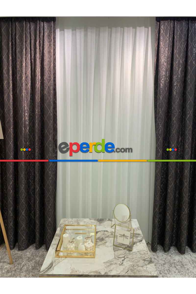 Brillant Fon Perde Livalorent Yeni Model Renk Tasarım Kanat Perde Yan Perde