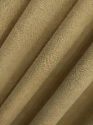 Arzenen Birinci Sınıf Kalite Nakış Kord Desenli Tek Kanat Fon Perde.- Kum Beji